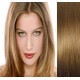 Clip in vlasy 43cm 100% lidské - REMY 70g – světle hnědá