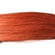 Clip in pás z pravých vlasů 43cm rovný – měděná