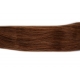 Clip in pás z pravých vlasů 53cm rovný – středně hnědá