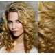 Clip in kudrnaté vlasy 100% lidské REMY 53cm - přírodní blond