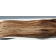 Clip in příčesek culík/cop 100% lidské vlasy 50cm - tmavý melír