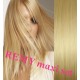 Clip in maxi set 63cm pravé lidské vlasy – REMY 240g – SVĚTLEJŠÍ BLOND