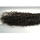 Clip in kudrnaté vlasy 100% lidské REMY 53cm - přírodní černá