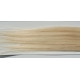 Clip in maxi set 43cm pravé lidské vlasy - REMY 140g - platina