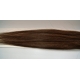 Clip in maxi set 43cm pravé lidské vlasy - REMY 140g - středně hnědá